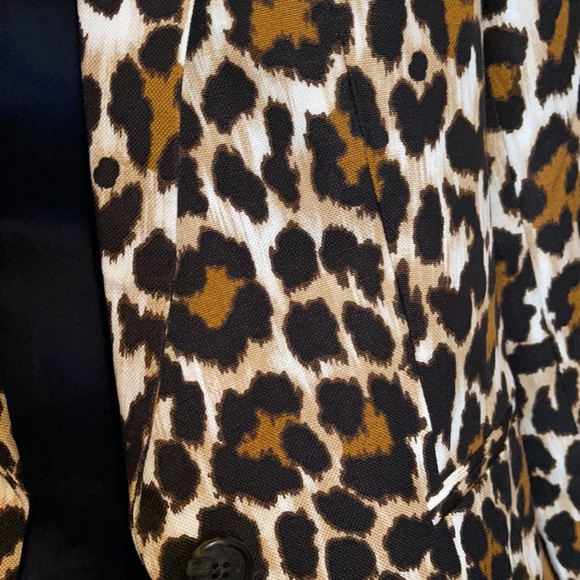J Crew Parke Blazer NWT size 00 leopard - Picture 7 of 12